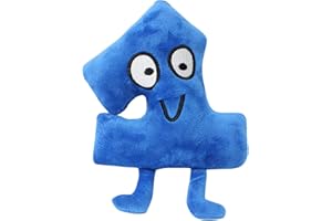 GENERIC BFDI Dream Island Plush, Soft Bfdi Plushies Stuffed Figure Throw Pillows for Home Sofa Decoration for TV Shows Fans (Number 1)