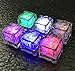 Eruner Multicolor [Ice Cubes Light]-24 Pack of Decorative LED Liquid Sensor Ice Cubes Shape Lights Submersible LED Glow Light Up for Bar Club Wedding Party Champagne Tower Decoration (24 Pack, Cube)