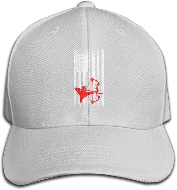 NA Funny Baseball Caps Hats Bow Hunting Outdoors USA Flag Pride