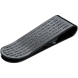 FaithHeart Can Engrave Men Money Clip, Stainless Steel/Gold Plated Minimalist Wallet Card Holder, Personalized Moneyclips (Se