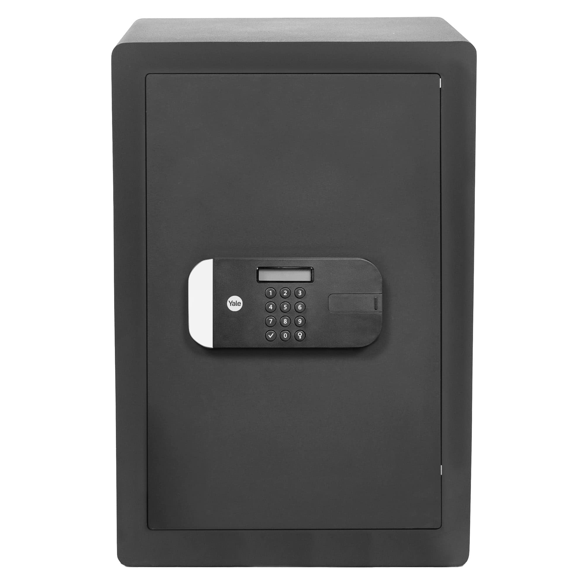 Yale Extra Large Maximum Security Safe, Sold Secure Silver, Digital Keypad, LED Light Indicators, Steel Locking Bolts, Emergency Override Key - YSEM/520/EG1