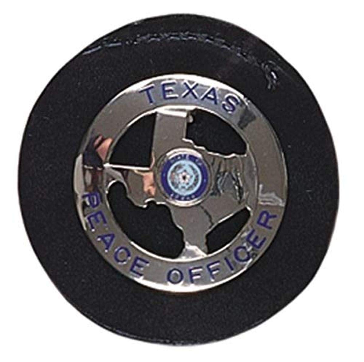 Gould & Goodrich B407 Clip-On Badge Holder Holds Badges Up To 3-1/8 X 3-1/8-Inch (Black)