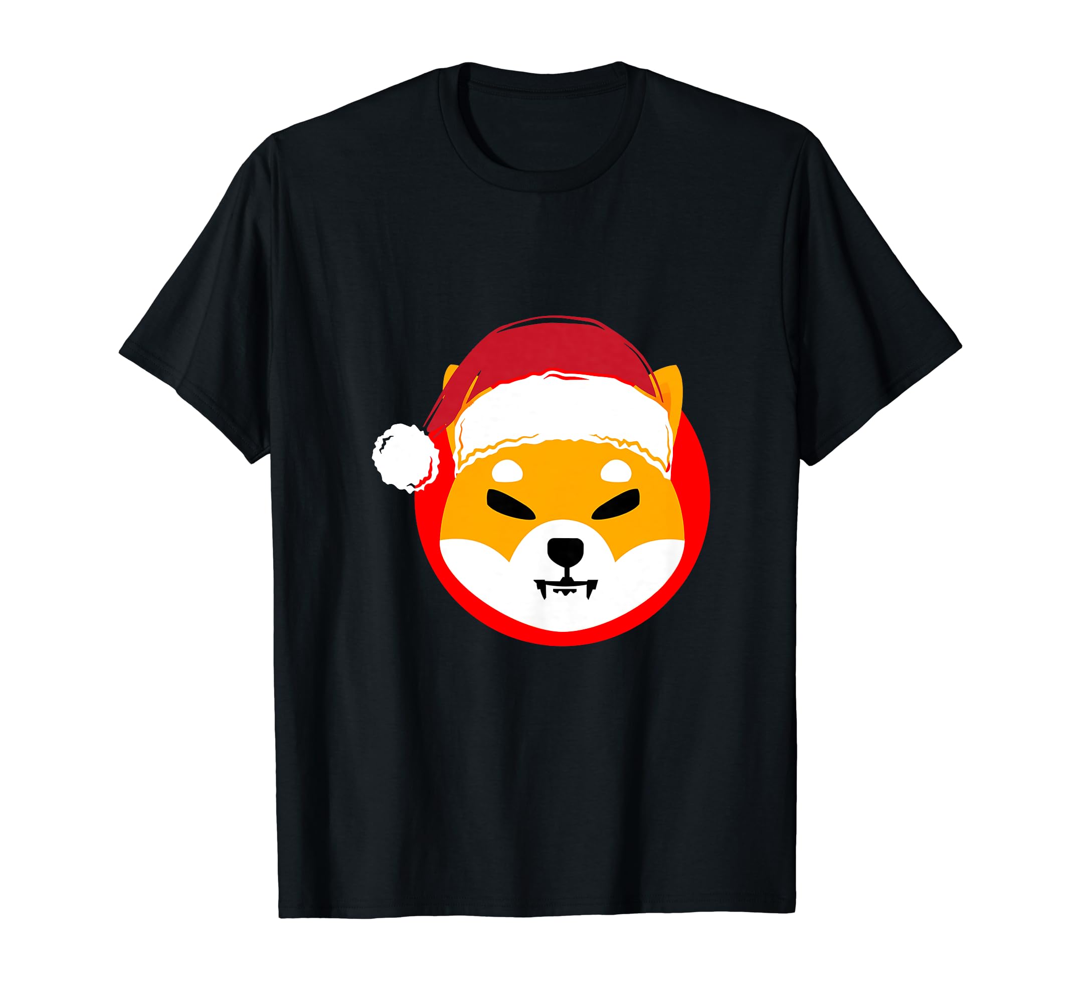 Christmas Shiba Inu Coin Santa Hat Xmas Cryptocurrency Lover T-Shirt
