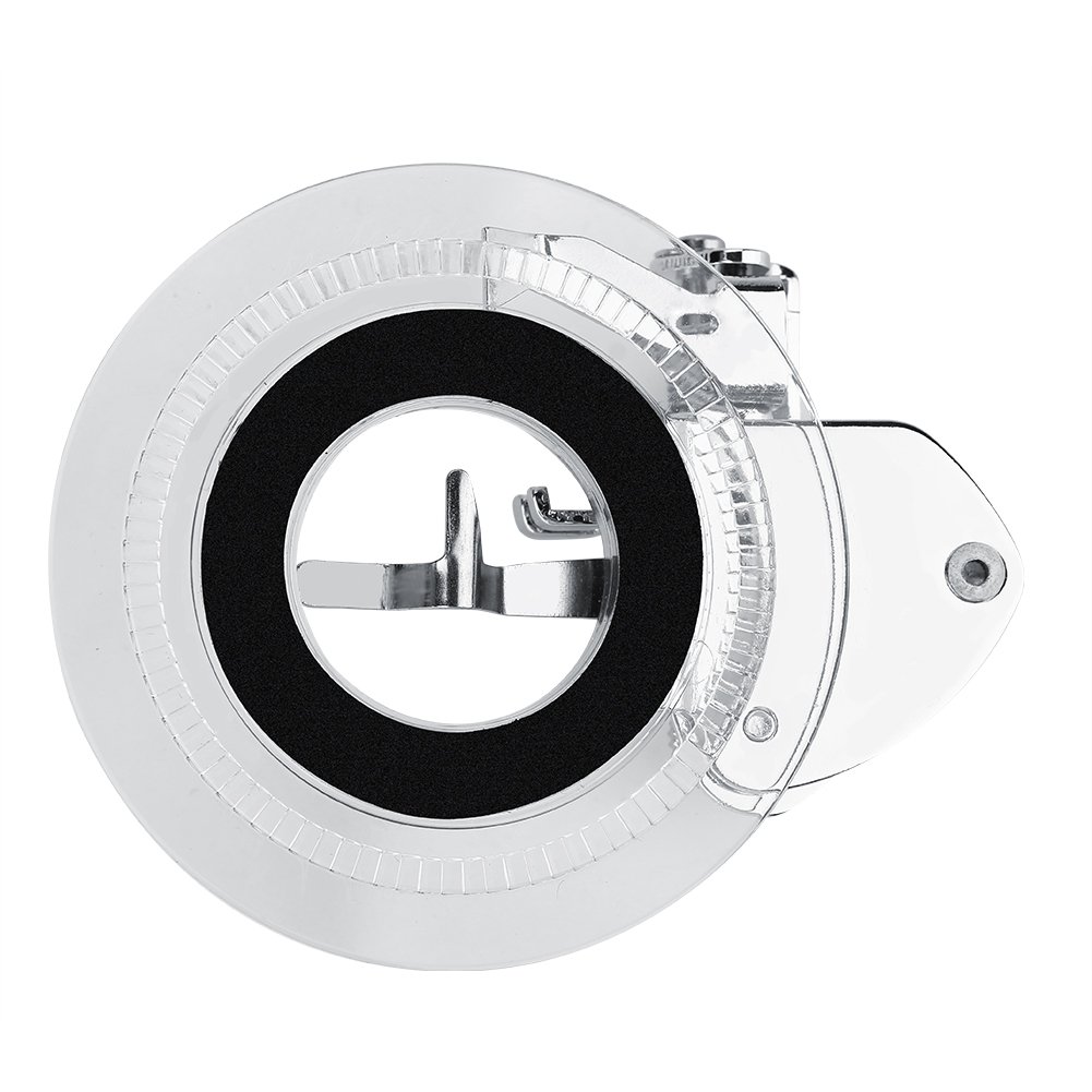 Flower Stitch Presser Foot, Professional Embroidery Stitch Circles Presser Feet Domestic Sewing Foot Attachment for Low Shank Sewing Machine