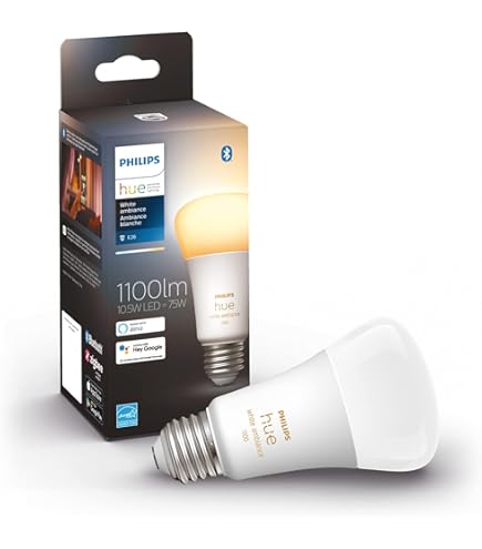 Philips Hue White Ambiance 16W A21 E26 LED Smart Bulb
