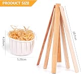 KINSPORY 24 Natural Firelighters 10 Min+ Burn, 1kg Kindling Wood, Wax Fire view 3