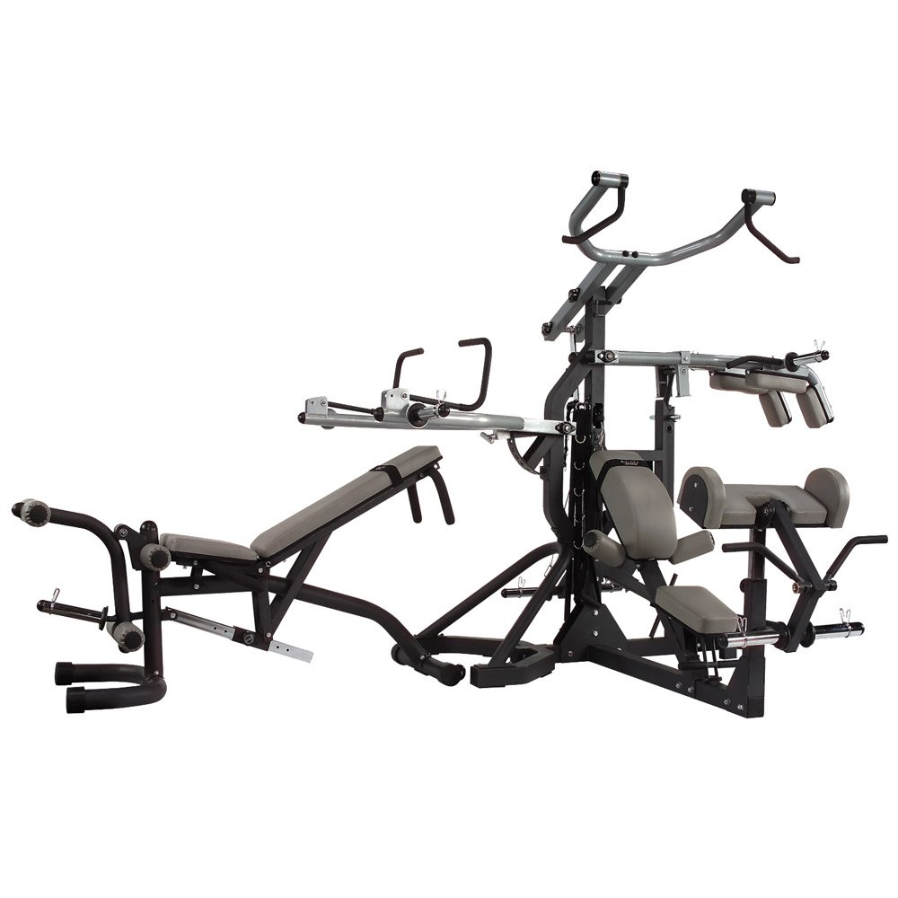 Amazon.com : Body-Solid Free-Weight Leverage Gym with Squat Attachment and  Olympic Leverage Flat Incline Decline Bench (SBL460P4) : Home Gyms : Sports  & ...