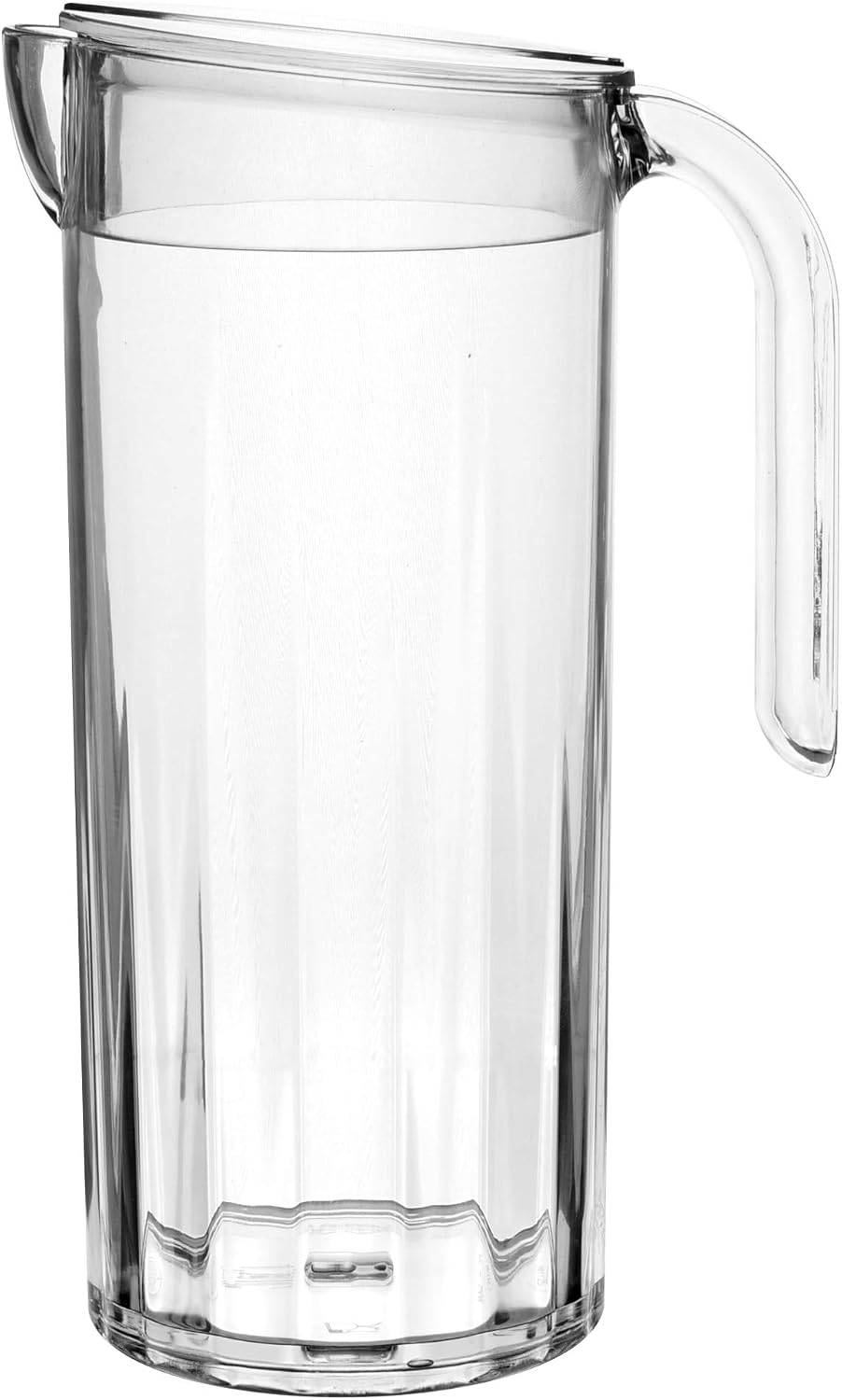 Roltex 1.25L Fridge Jug with Lid Set of 3 Clear Unbreakable BPA Free Tritan Plastic Juice Water Milk Cocktail Pitcher - Image 3
