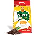 Vital Kilo Zip Pouch, Black Tea, Premium Hand-Picked Kenyan Loose-Leaf Tea, Naturally Anti Oxidized Black Loose Tea Leaf Blend, Indian Chai Loose Leaf (1 Pack of 35.27 Oz)