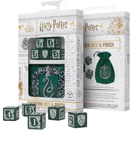 Amazon.com: Harry Potter Hufflepuff Modern Dice Black : Toys & Games