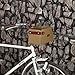 TOURBON Canvas and Leather Bicycle Basket Bike Front Handlebar Bag