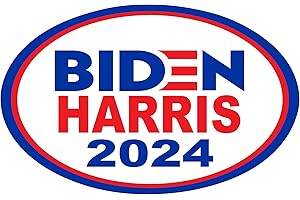 WORK HOUSE SIGNS BIDEN HARRIS 2024 Magnetic Political Bumper Stickers for Cars - Political Decals for Car - Decal Sticker - Car Magnets for Automotive Vehicle Bumper - American President Magnet Car Decal - 3.5" x 5.5"
