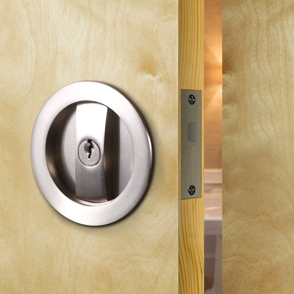 Amazon Com Ccjh Invisible Barn Wood Sliding Door Gate Cup Handle