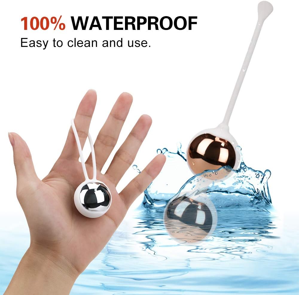 Kegel Exercise Weight Balls for Women - Adorime Ben Wa Balls for Tightening Doctor Recommended Bladder Control Device Pelvic Floor Exercises Kegel Balls Training System(4-Piece Set): Health & Personal Care