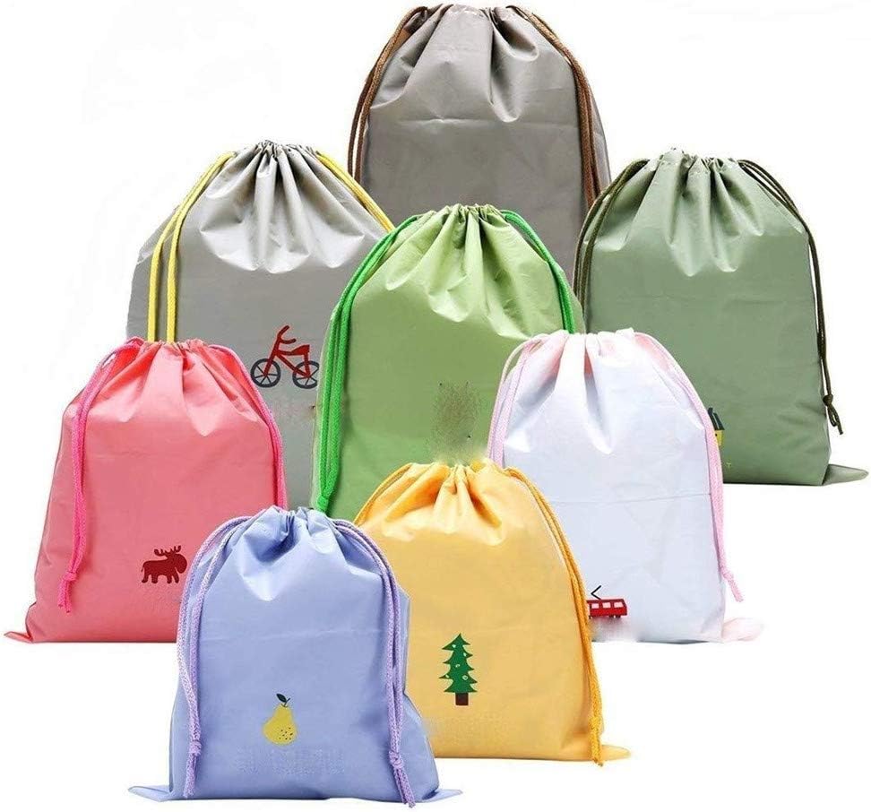 m·kvfa 8Pcs Packing Organiser Drawstring Bags Creative