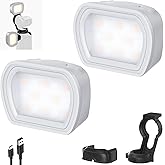 NEEWER Basics 2 Pack Magnetic Auxiliary Light Compatible with DJI OSMO Pocket 3 Gimbal Camera Creator Combo, USB C Rechargeab