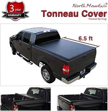 Tonneau Cover Soft Tri Fold For Dodge Dakota Pickup Truck Extended Cab 6 5ft Bed