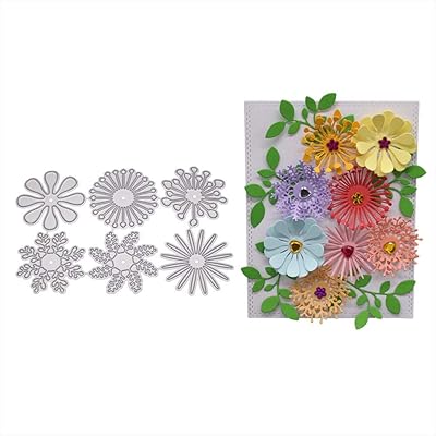 Buy Dies Cut Flowers Metal Cutting Dies Stencils Flower Dies 3d Embossing Die Cuts For Diy Card Scrapbooking Album Paper Card Making Online In Vietnam B087r1b99t