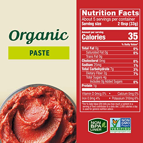 Hunt's Organic Tomato Paste, 6 oz, 24 Pack Pricepulse