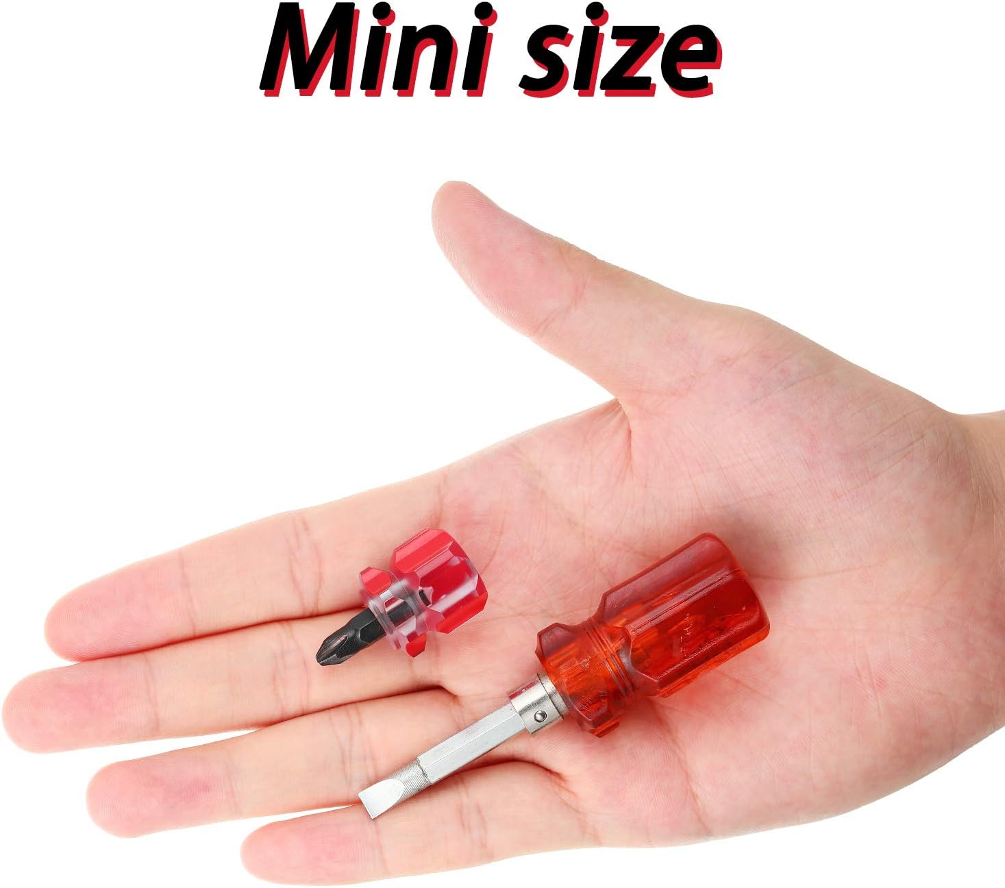 4 Pieces Sewing Machine Screwdrivers Set, Include Mini Short Flat Head