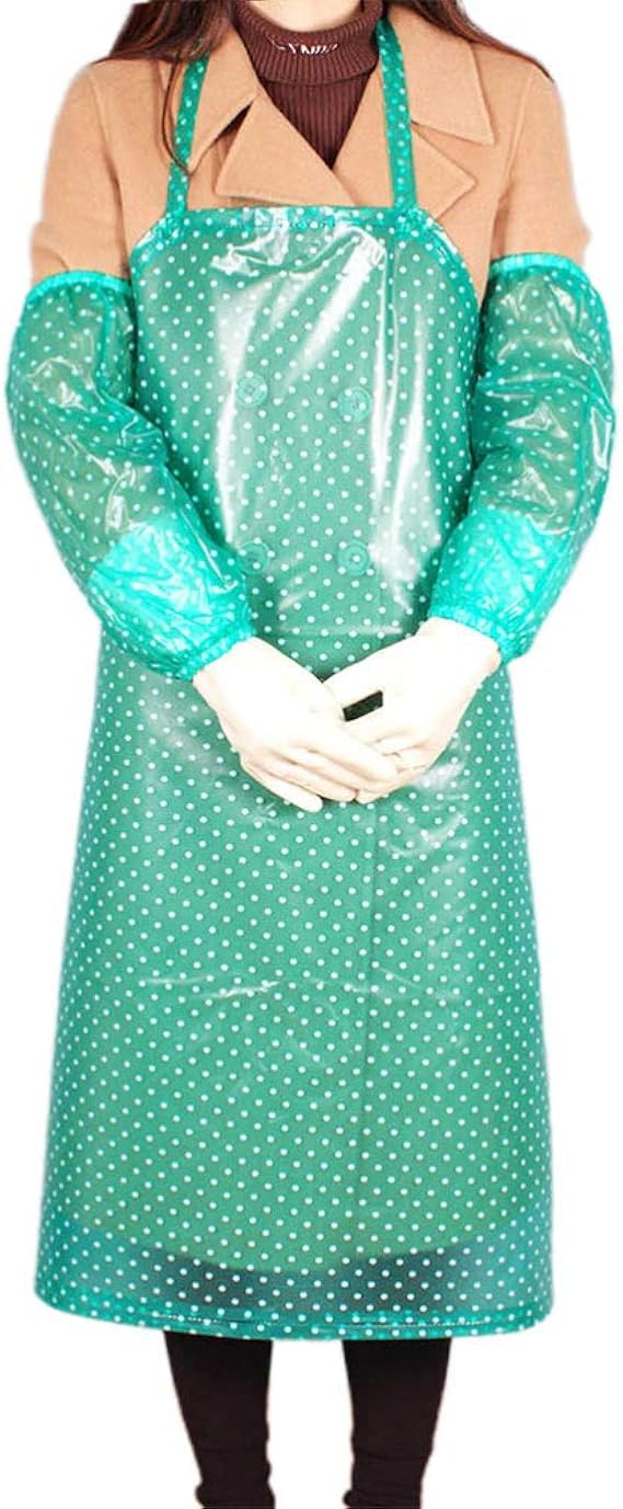 Cabilock 3 Stücke Einweg Schürzen PE Ärmel Schutzkleidung Ärmelschoner
