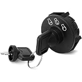 Ignition Starter Switch with 2 Keys Compatible with Exmark Lazer Z Quest Next Lazer Z Toro Most Z Master TimeCutter SS &amp; ZS Series Titan Zero-Turn Mowers Replace#117-2221 137-4100 116-0229 430-120