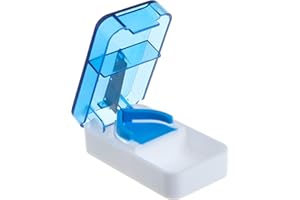 EZY DOSE Pill Cutter and Splitter, Daily Usage, Safely Cut Pills, Vitamins and Tablets, Accurate and Easy Cutting, Compact De