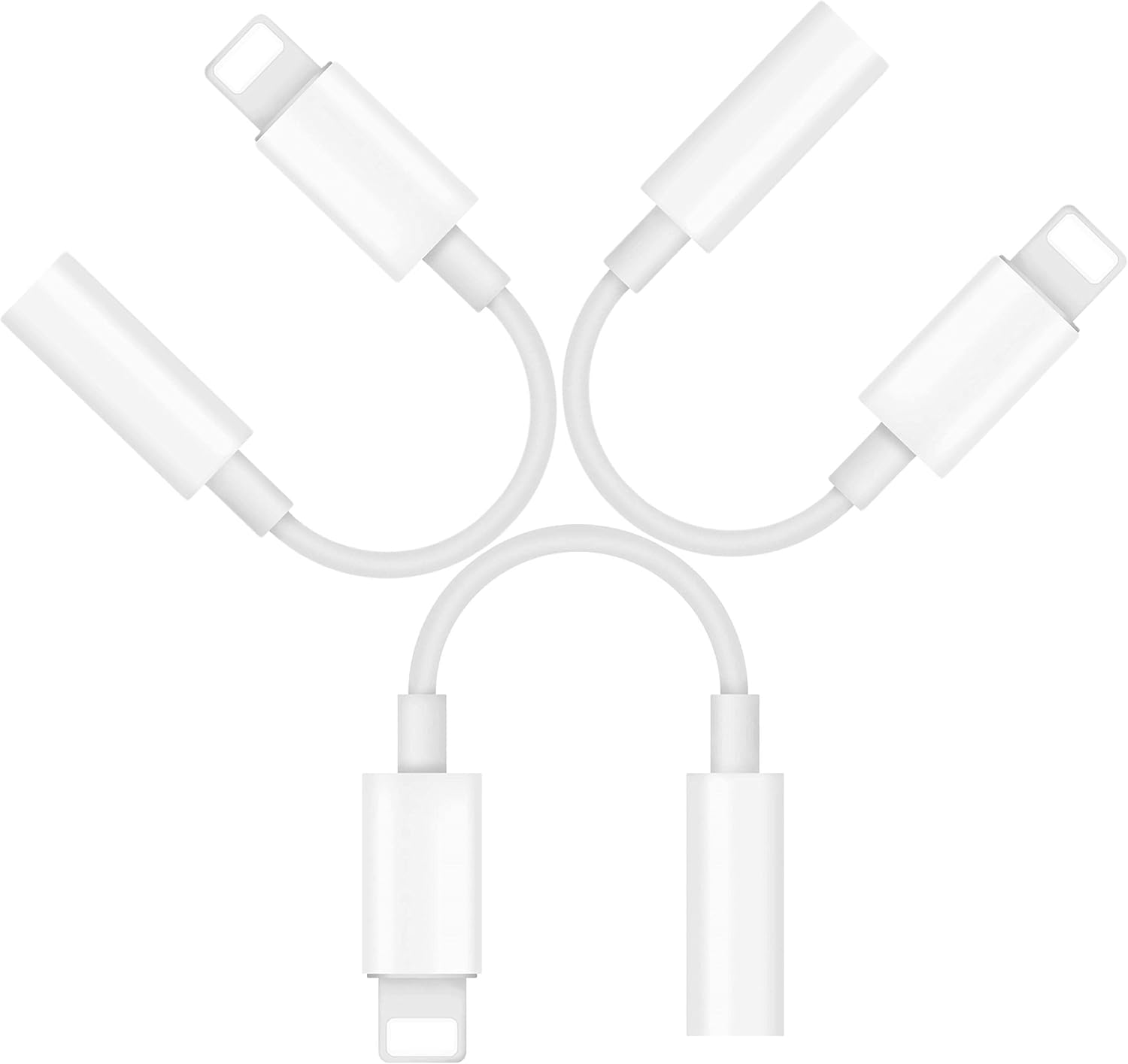Buy Lightning to 3.5 mm Headphone Jack Adapter, 3 Pack Apple in
