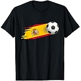 Spain Soccer Ball Spain Flag Jersey - Spanish Football Fan T-Shirt