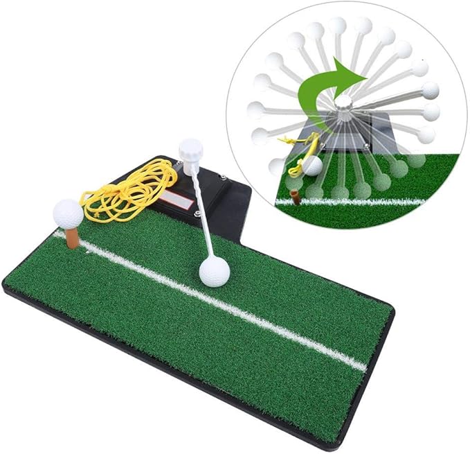 Golf Practice Swing Mat,Golf Swing Training Aid Golf Power Trainer Golf