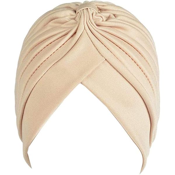 Turbans pour Femmes Doux Turban Head Wrap Headwear Plissé Beanie Cap Turbans pour Femmes Doux Turban Head Wrap Headwear Plissé Beanie Cap