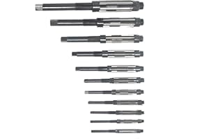 findmall 11Pcs Adjustable Reamers H4-H14 High Speed Steel Adjustable Hand Reamers 11.75mm-38mm, Metric