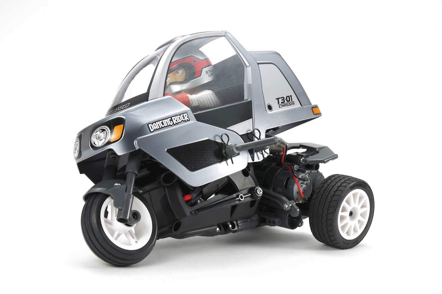 TAMIYA 57405-1:8 RC Dancing Rider Trike T3-01, Remote Controlled Car/Vehicle, Model Building, Kit, Hobby, Crafts, Model, Assembly