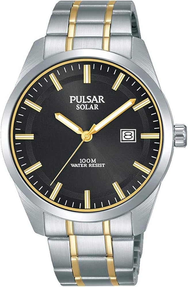 Pulsar Men's Analogue Analog Quartz Watch with Stainless Steel Strap PX3169X1 Amazon.co.uk Watches
