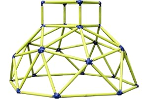 Eezy Peezy Monkey Bars Climbing Tower - Active Indoor Outdoor Play Set Climbing Dome Equipment Toys - Fun for Kids Ages 3 to 8 Years Old, Green and Blue