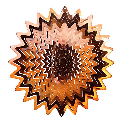 Wind Spinner: Large Copper Starburst