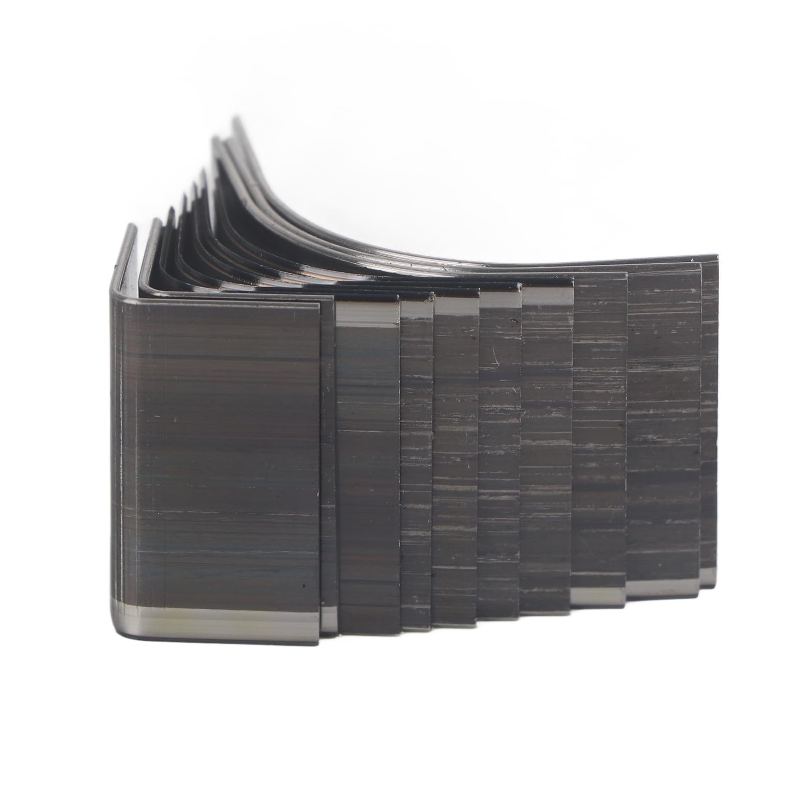 10pcs/ Box Professional Leather Punch Kit, DIY V-Shaped Leather Craft Tools Cutter Punch for Strap Belt Wallet Bag Leather Wallet Corner Edge Trimmer Handwork Corner Punch Cutter 10 Sizes