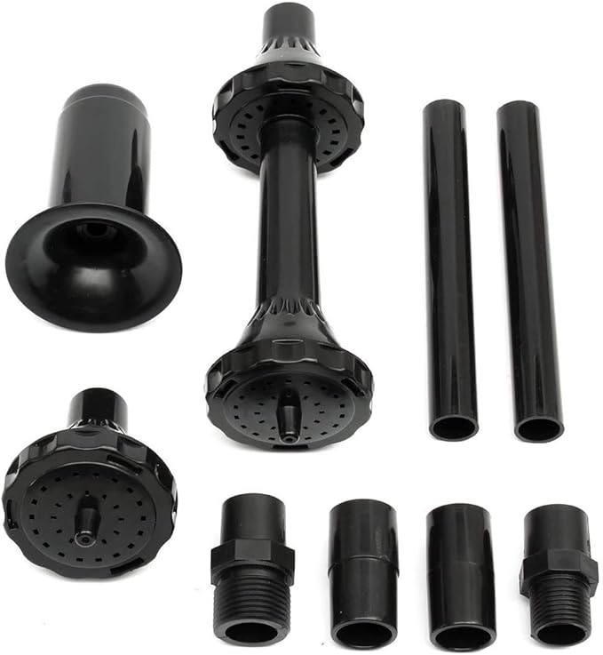 Vaorwne 9Pcs Small Fountain Nozzle Kit Water Fountain Nozzle Heads for
