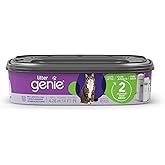 Litter Genie Standard Refill |Up to 2 Months of Supply|Odor control cat Litter Bags |Compatible with Standard, Plus, Style an
