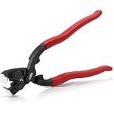 HOUSERAN 8" End Cutting Pliers, Heavy Duty Nail Puller Pliers, End Nippers | Carpenter Pincers, Wire Cutters End Snips for Cutting Wires or Pulling Nails, Flush Cut End Nipper Tool
