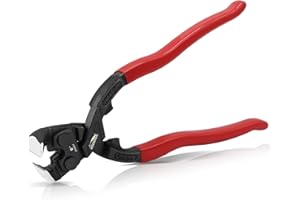 HOUSERAN 8 Inch End Cutting Pliers, Heavy Duty Nail Puller Pliers, CRV End Nippers, Carpenters Pincers, End Snips for Cutting Wires or Pulling Nails