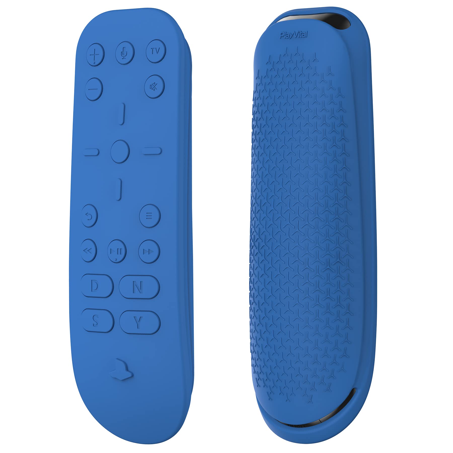 Silicone Protective Remote Case for ps5 Media Remote Cover, Ergonomic Design Full Body Protector Skin for ps5 Remote Control - Blue