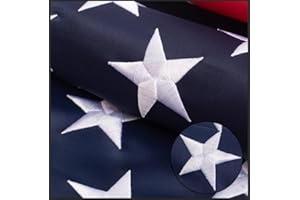 ZNNOPAX american flag 3x5ft, Heavy Duty Polyester USA Flag Outdoor with Embroidered Stars, Sewn Stripes,Brass Grommets for Indoor, Outdoor, All Weather