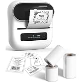 Phomemo M220 Label Maker, New Flagship 3.14 Inch Bluetooth Portable Thermal Label Printer for Barcode, Address, Labeling, Mailing, File Folder, Easy to Use, Support Phone&amp;PC