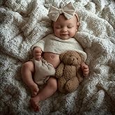 BABESIDE Full Body Silicone Reborn Baby Dolls - 12 Inch (Weight 3 lb) Weighted Full Silicone Realistic-Newborn Baby Doll Real Life Baby Dolls with Complete Accessories & Gift Box