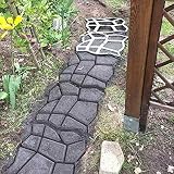 ausuky Garden Floor Path Maker Mould DIY Concrete Cement Stone Form Template view 3