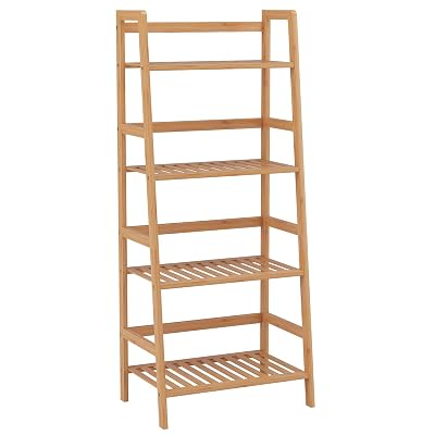 Homfa 4 Tier Ladder Shelf Unit Bamboo Storage Romania | Ubuy