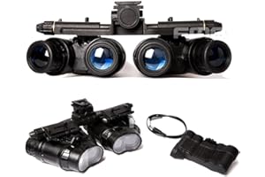 Aetheria Night Vision Goggles for Tactical Hunting Cosplay GPNVG18 Helmet Mount Set-Four-Tube Binocular