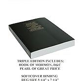 LDS Triple Combination - Book of Mormon, Doctrine and Covenants, Pearl of Great Price (BLACK COVER)