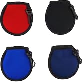 Zelerdo 4 Pack Portable Pocket Golf Ball Washer Golf Ball Cleaner Pouch